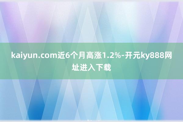 kaiyun.com近6个月高涨1.2%-开元ky888网址进入下载